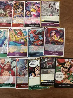 One Piece TCG 29 Card Lot Promos, Rare Foils And SR - Image 4