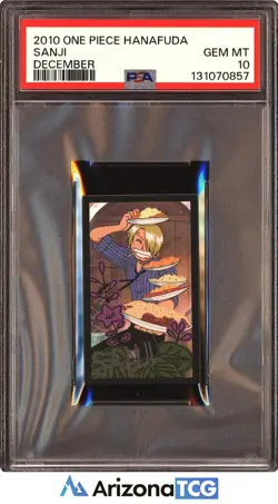 One Piece 2010 Sanji December One Piece Hanafuda GEM MINT PSA 10 - Image 1