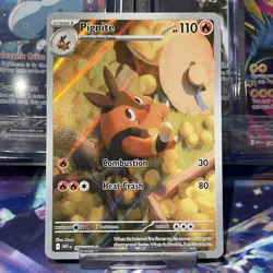 ❤‍🔥Pokemon TCG Pignite Illustration Rare Card 097/086 S&V White Flare❤‍🔥 - Image 1