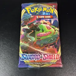 Pokemon Sword and Shield Trading Card Game Booster Pack 820650806520 - Image 1