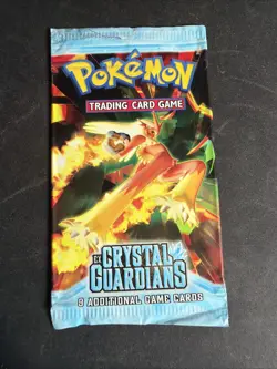 Pokemon Trading Card Game EX Crystal Guardians Blaziken Booster Pack Empty 820650103902 - Image 1