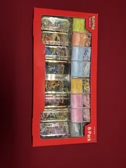 Costco Pokemon Trading Card Game Prismatic Evolutions 8-Pack Mini Tins - Image 2