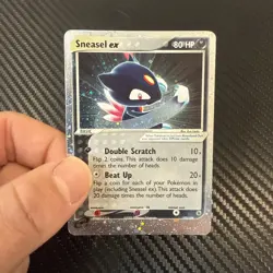 Pokemon TCG Sneasel EX Ruby and Sapphire Holo Ultra Rare Card 103/109 - Image 1