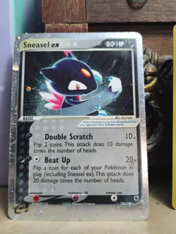 Pokemon Sneasel ex 103/109 Holo Vintage EX Team Magma vs Team Aqua Card - Image 1
