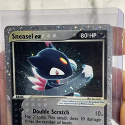 Sneasel EX 2003 Pokemon Ruby & Saphire Ultra Rare #103/109 LP Vintage Card SWIRL - Image 4