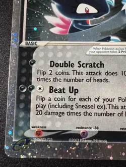 Sneasel ex 103/109 EX Ruby & Sapphire Pokemon Card Holo Foil Rare LP - Image 5