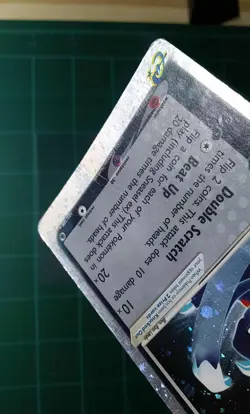 Pokemon Card EX Ruby & Sapphire # 103 Sneasel ex Holo Ultra Rare 2003 DMG Crease - Image 3