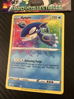 Pokemon TCG - Kyogre - 021/072 - SWSH Shining Fates - Amazing Rare Card - MINT - Image 2
