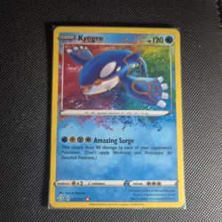 Pokemon TCG - Kyogre - 021/072 - SWSH Shining Fates - Amazing Rare Card - MINT - Image 1