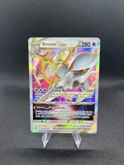 Pokemon TCG Arceus VSTAR Holo Ultra Rare Card 123/172 Brilliant Stars - Image 1