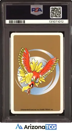 Pokemon 2000 Sunkern 191A 9 Of Hearts Pokemon Gold Playing Card Japanese PSA 9 - Image 2