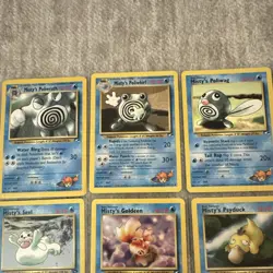 Pokemon TCG Gym Heroes Lot Misty's Water Pokemon (11 Cards) - Image 2
