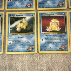 Pokemon TCG Gym Heroes Lot Misty's Water Pokemon (11 Cards) - Image 5