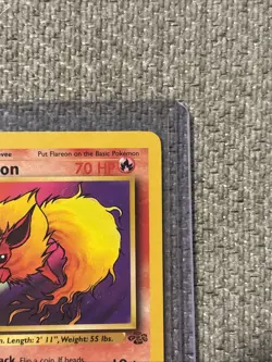 Pokemon Flareon Card 19/64 Jungle Regular TCG Non-Holo LP - Image 3