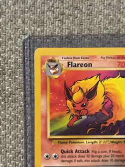 Pokemon Flareon Card 19/64 Jungle Regular TCG Non-Holo LP - Image 4