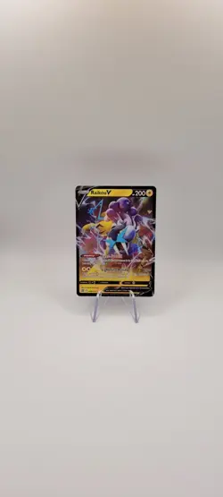 Pokemon TCG: Raikou V 048/172 Brilliant Stars Full Art Ultra Rare Holo Card NM - Image 2