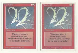 MTG REVISED: 2x LP/HP Manabarbs Magic the Gathering Card 1 Life Per Tapped Mana - Image 1