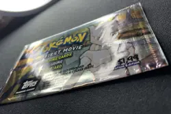 Pokemon The First Movie Trading Card Pack OPENED 1999 Mewtwo Topps Black Logo MP - Image 4