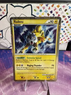 Raikou (Shiny) SL9 Call Of Legends Secret Rare Holo Pokemon Card - Image 1