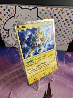 Raikou (Shiny) SL9 Call Of Legends Secret Rare Holo Pokemon Card - Image 2