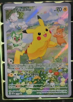 POKEMON TCG CARD: PIKACHU SCARLET & VIOLET HOLO PROMO 088 - Image 1