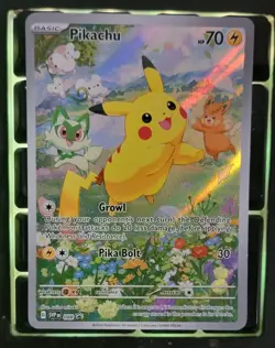 POKEMON TCG CARD: PIKACHU SCARLET & VIOLET HOLO PROMO 088 - Image 2