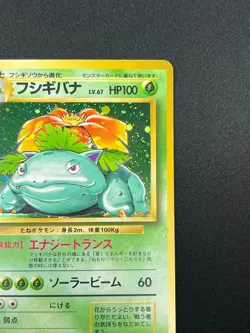 [MP] Venusaur Pokemon Card Japanese No.003 Base Basic Set Vintage Holo 18J4 - Image 5
