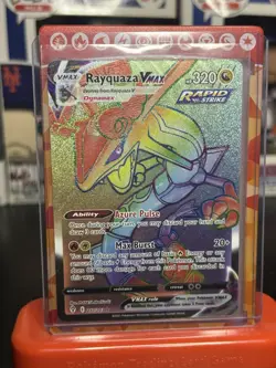 Rayquaza VMAX #217/203 - Evolving Skies - Secret Holo Rare Pokemon Card - Image 1