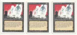 MTG REVISED: 3x NM-/LP Animate Dead Magic the Gathering Card Graveyard into Play - Image 1