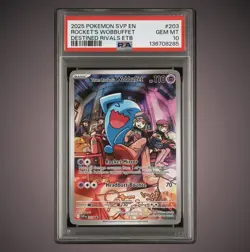 Team Rocket's Wobbuffet 203 Sv: Scarlet & Violet Promo Cards Holo - Image 1