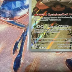 Pokemon TCG Crustle Rare Holo Illustration Card 186/182 Sv10: Destined Rivals NM - Image 2