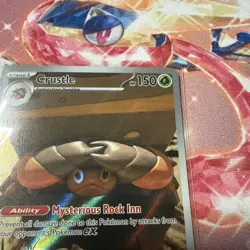 Pokemon TCG Crustle Rare Holo Illustration Card 186/182 Sv10: Destined Rivals NM - Image 4