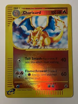 CHARIZARD 39/165 - REVERSE HOLO RARE - EXPEDITION - eREADER POKEMON CARD - NM/M - Image 1
