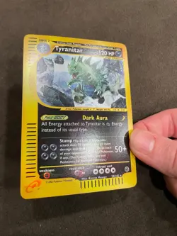 Tyranitar 29/165 Reverse Holo Expedition eReader Set Pokemon Card TCG NM - Image 3