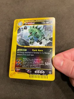Tyranitar 29/165 Reverse Holo Expedition eReader Set Pokemon Card TCG NM - Image 4