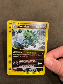 Tyranitar 29/165 Reverse Holo Expedition eReader Set Pokemon Card TCG NM - Image 5