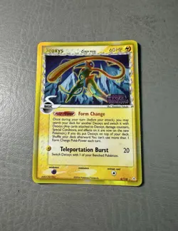 Deoxys Delta Species 6/110 (2006) Reverse Holo EX Holon Phantoms Pokemon Card - Image 1