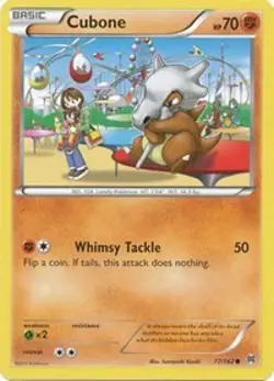 Cubone 77/162 Common XY - BREAKthrough Pokemon Card - Image 1