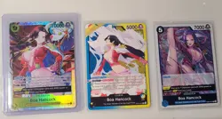 Boa Hancock - OP14-112 SR The Azure Sea's Seven Foil. Leader & Rare. 3 CARDS! - Image 1