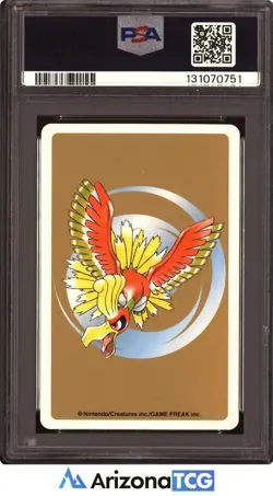 Pokemon Gold 2000 Pidgeotto 017 9 Of Diamonds Playing Card Japanese PSA 9 - Image 2
