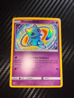 Shining Mew 40/73 Shining Legends Holo Pokemon Card TCG - Image 1