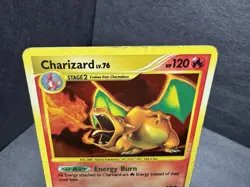Pokemon TCG Charizard 103/100 Stormfront Holo Card Secret Rare Damaged - Image 3