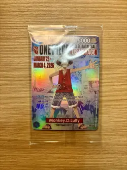 SEALED One Piece Promo Card College Basketball US Voyage Monkey D. Luffy Rutgers - Image 3