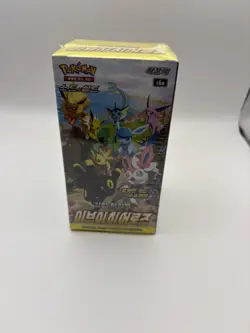 Pokemon Trading Card Game Eevee Heroes Booster Box Korean Eevee Umbreon Leafeon - Image 1