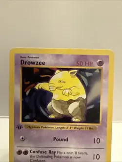 Pokemon Drowzee 1st Edition Base Set 49/102 Shadowless Card - Image 2