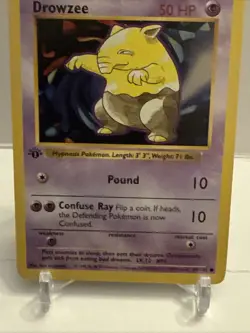Pokemon Drowzee 1st Edition Base Set 49/102 Shadowless Card - Image 3