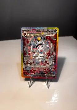 Pokemon TCG S&V Prismatic Evolutions Sylveon EX Card 156/131 EXCELLENT - Image 2