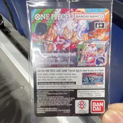Bandai One Piece Card Game Monkey.D.Luffy US Voyage Promo Holo Character Card - Image 2
