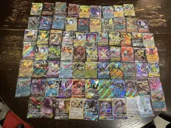 Pokemon TCG Mixed Card Lot of 10 EX/V Full Arts and More - Image 1