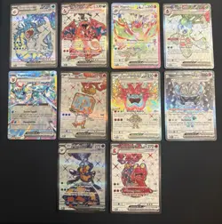 Pokemon TCG Mixed Ex Card Lot Of 10 Near Mint Condition - Image 1